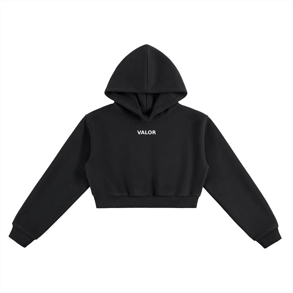 Women's Essential Cropped VALOR Hoodie