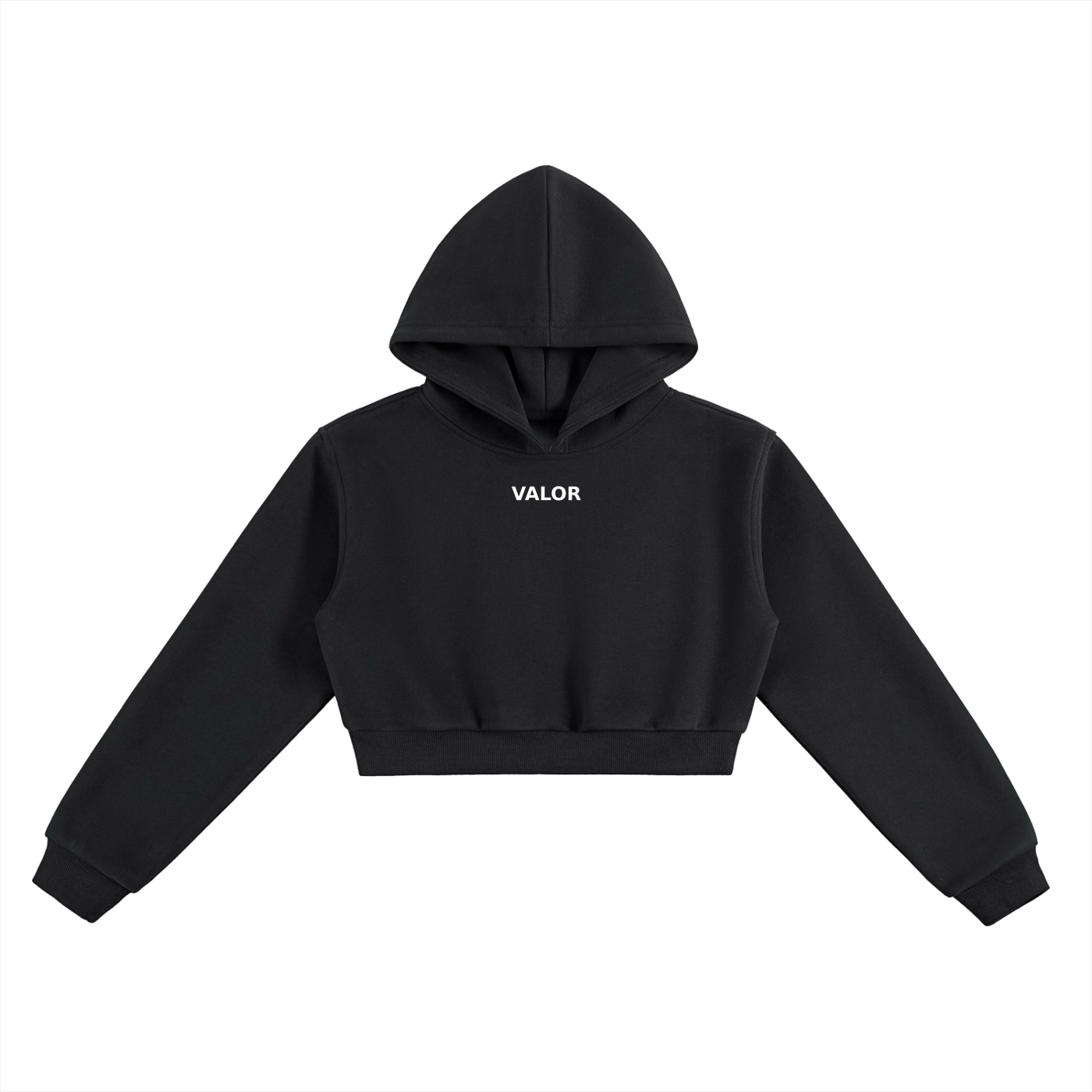 Women's Essential Cropped VALOR Hoodie