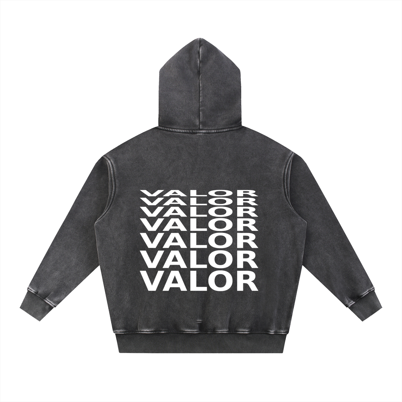 Snow Wash Fleece Oversize VALOR Hoodie