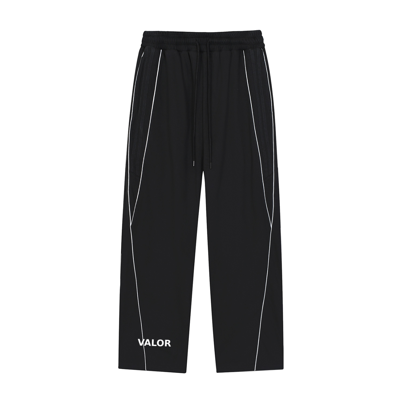 Reflection Striped Straight-Leg Sweatpants