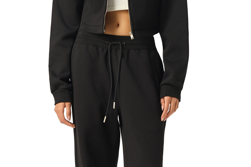 Essential Drawstring Straight-Leg Sweatpants